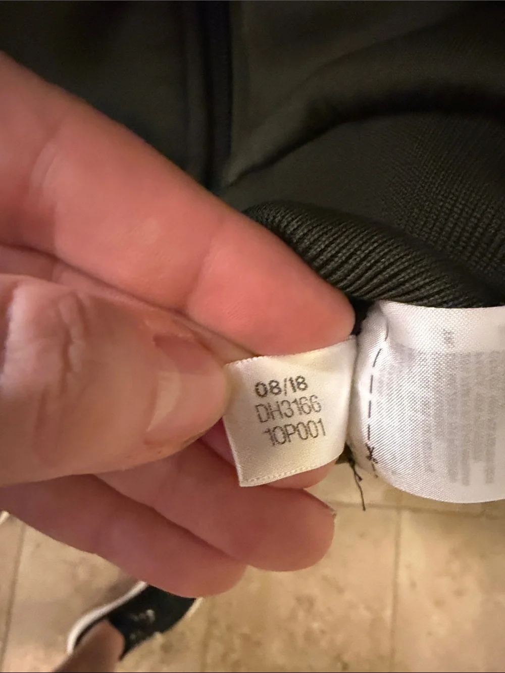 adidas Olive Track Jacket with White Stripes